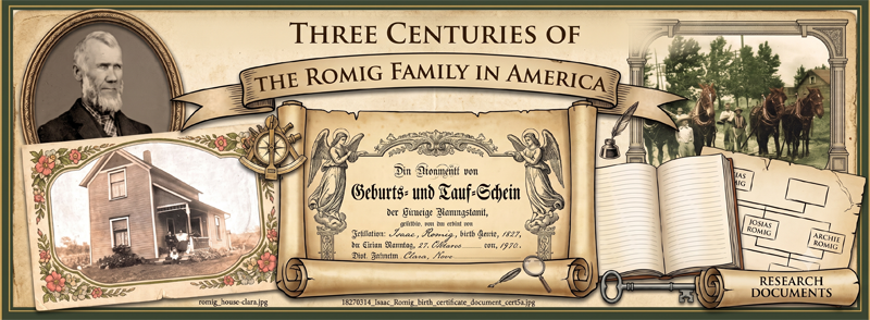 Three Centuries of the Romig Family in America
